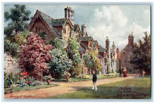 c1910 Worcester College Picturesque Oxford England Oilette Tuck Art Postcard picture