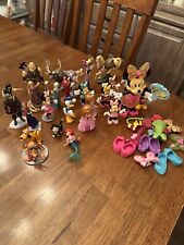 Lot Of 27 PVC Disney Figures Cake Toppers Toys With Minnie Dress Up Figure picture