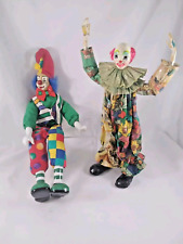 Vtg Two (2) Clown Figurines. picture
