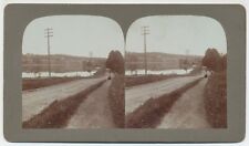 NEW YORK SV - Oswego Area Road Scene - 1890s RARE picture