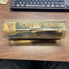 1998 Buck Folding Hunter Knife Model 110 Cat. 381 NRA Edition New In Box picture