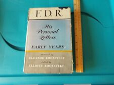 1947 FDR His Personal Letters Early Years First Edition Roosevelt picture
