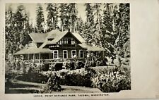 Postcard Antique RPPC TACOMA Washington, POINT Defiance Park, LODGE Undivided Bk picture