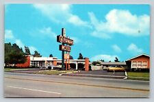 Niagara Falls New York Castaways Motel Classic Cars VINTAGE Postcard picture