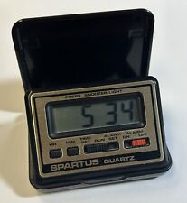 Spartus Quartz Pop-Up Travel Alarm Clock, Vintage picture