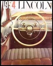 1954 Lincoln Dlx. Brochure, Capri, Cosmopolitan picture