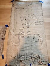 1940s Cloth Tool Blueprint Pulls Wires From Electic Motors Philadelphia Pa picture