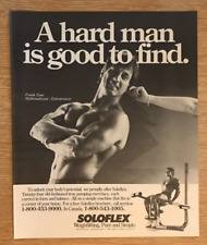 Vintage Soloflex Weightlifting Machine Original Print Ad 12