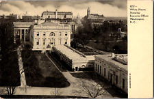 Vintage C. 1907 Elevated View White House Executive Offices Washington Postcard picture