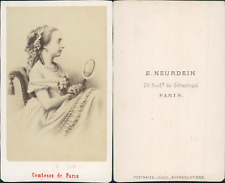 Neurdein, Paris, Marie-Isabelle d'Orléans, Countess of Paris, born infant d picture