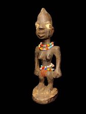 African Tribal Art Wooden Carved Female Figure Yoruba Yoruba in Early Art-6536 picture