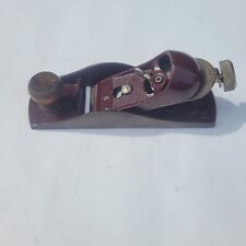 Stanley No.220 Block Plane Made In USA Vintage Maroon picture