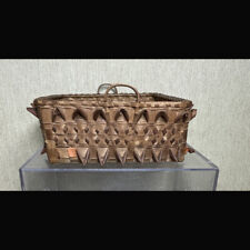 Antique Native American Penobscot / Passanmquoddy 2 Handled Basket picture