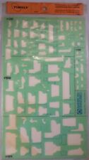 Timely Pickett Timesaver Drafting Stencil American Standard 1/2 3/8 1/4 9383-B picture