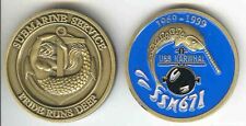 NAVY USS NARWHAL SSN-671 SUBMARINE CHALLENGE COIN picture