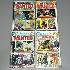 DC Comics Wanted World’s Most Dangerous Villains 4 Issue Lot Bronze Age 1 3 4 14 picture