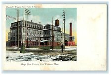 1906 Regal Shoe Factory Building East Whitman Massachusetts MA Antique Postcard picture