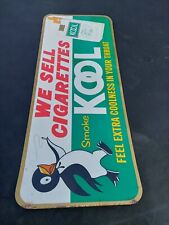 vintage kool cigarette sign 30 in x 12 in picture