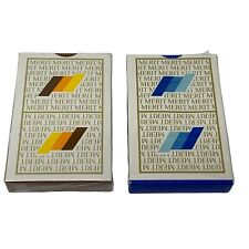 Lot of Two Merit Cigarettes Playing Card Decks Vintage 80s Tobacciana New picture