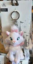 Disney Parks The Aristocats Marie Mini Plush Doll Keychain & Pink Bow Charm NEW picture