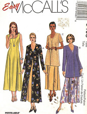 1990's McCall's Misses' Dress,Duster,Jacket Pattern 9408 Size 18-22 UNCUT picture
