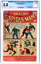 Amazing Spider-Man #4 (Sep 1963, Marvel Comics) CGC 3.0 GD/VG | 4213829002 picture
