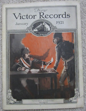 January 1921 New Victor Records List Catalog 