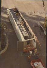 1976 Press Photo Comet Corporation's Open Top trailer, Spokane Industrial Park picture