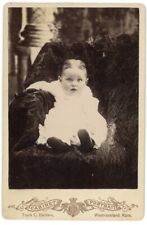 A Wide Eyed Baby by Westmoreland Kansas photographer Frank Baldwin cabinet photo picture
