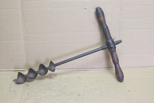 Vintage 2-3/8 Timber Frame Mortising Auger Bit With T-Handle picture