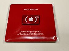 NEW 2023 Apple Park Employee Staff Product Red World AIDS Day Magnet Pin Merch picture