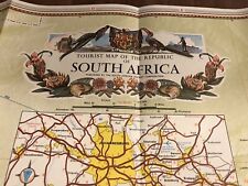 South Africa Vintage 1956 tourist map  picture