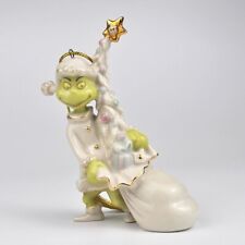 Lenox Grinch Away With The Tree Christmas Ornament picture