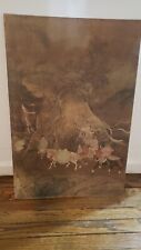 Emperor Xuanzong’s Flight to Shu Lithograph (Song Dynasty) On Wood Panel picture