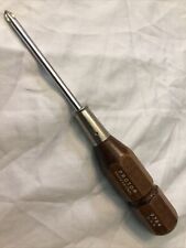 Vtg PROTO PROFESSIONAL Tools 9784 Wooden Handle Phillips Head Screwdriver USA picture