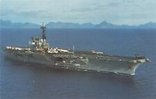 Postcard USS Forrestal CV-59 Supercarrier picture