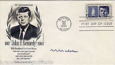 Mircea Geoana Romanian Ambassador Vintage Autograph Signed JFK Mail Cover picture