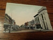 1913 Hotel & Stores Village Ave. Rockville Centre LI NY post card picture