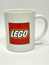 LEGO White Logo Coffee Cup/Mug - #852990 - Official/Genuine - 2010 Retired- RARE picture