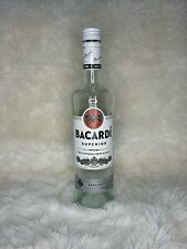 Bacardí Superior White Rum Empty Pre Washed Glass Bottle 750ml picture