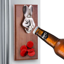 1PC Magnetic Wall Mount Rabbit Bottle Opener Corkscrew Bar Blade Beer Openers picture