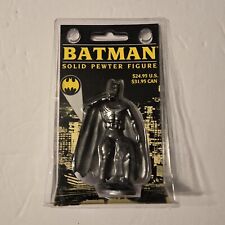 VINTAGE 1989 DC Comics Inc. Batman Solid Pewter Figure In Original Packaging picture