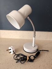 BHS RETRO Vintage Articulating Light GOOSENECK WHITE FLEXIBLE DESK LAMP 207 950 picture