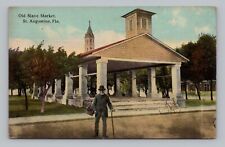 Postcard Old Slave Market St. Augustine FL c1914 Florida Artistic Series picture