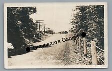 RPPC LINCOLN HIGHWAY Over the Top TUSCARORA SUMMIT PA Fulton Real Photo Postcard picture