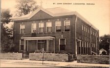 Postcard St. John Convent in Loogootee, Indiana picture