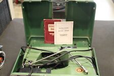 Vintage Elna Green Metal Sewing Machine w/ Case picture