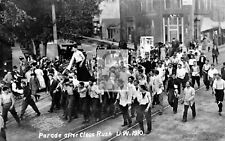 Parade After Class Rush University Of Wisconsin Madison WI Reprint Postcard picture
