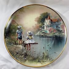 Franklin Mint Fishin Friends Limited Edition Plate picture