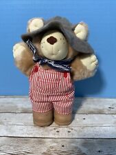Vintage Wendy's Furskins 1986 Dudley Plush Stuffed Animal Toy Bear Small 7